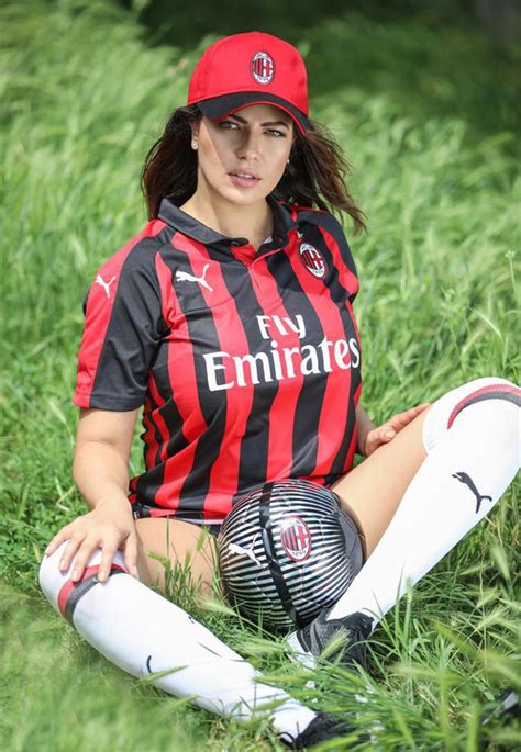 Ac Milan Super Fan Sexy Fabiana Britto Hot Photoshoot Images And Photos Finder