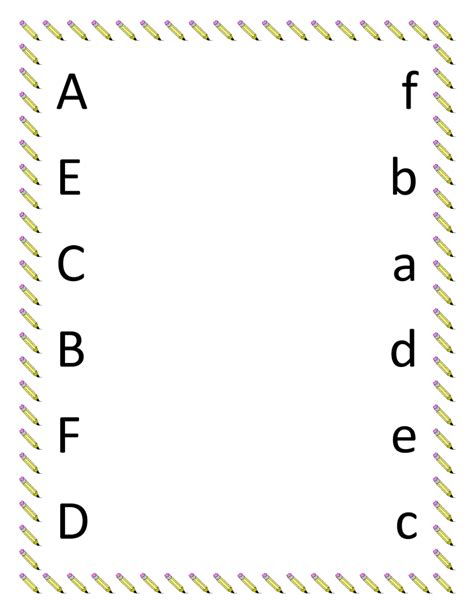 Alphabet Abc Worksheet Printables Kids Learning Activity Abc