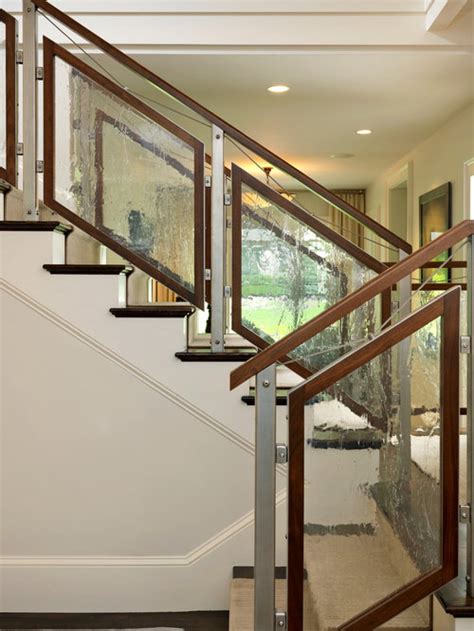 Best Tempered Glass Staircase Railing Design Ideas And Remodel Pictures