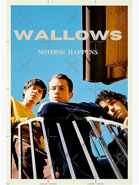 Wallows Nothing Happens Album Poster By Evonnebowe Redbubble