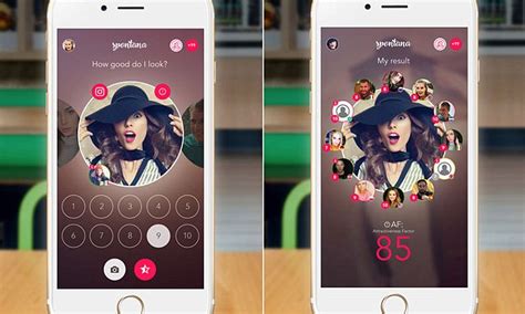 Spontana App Lets People Rate Your Selfies Daily Mail Online