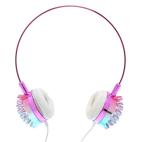 Holographic Spiked Headphones Claires Us