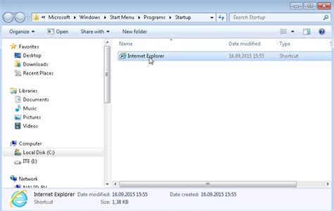 6312 Lab Managing The Startup Folder In Windows 7 And Vista Answers