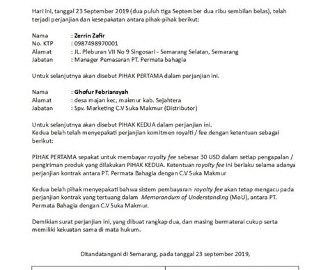 Contoh surat perjanjian ekspor impor surat 6 cute766 : Contoh Surat Kontrak Dengan Buyer Untuk Ekspor / Contoh ...