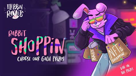 Flippin Rabbits Rabbit Shoppin Choosing Nfts For Gatchapon 🐰🍀