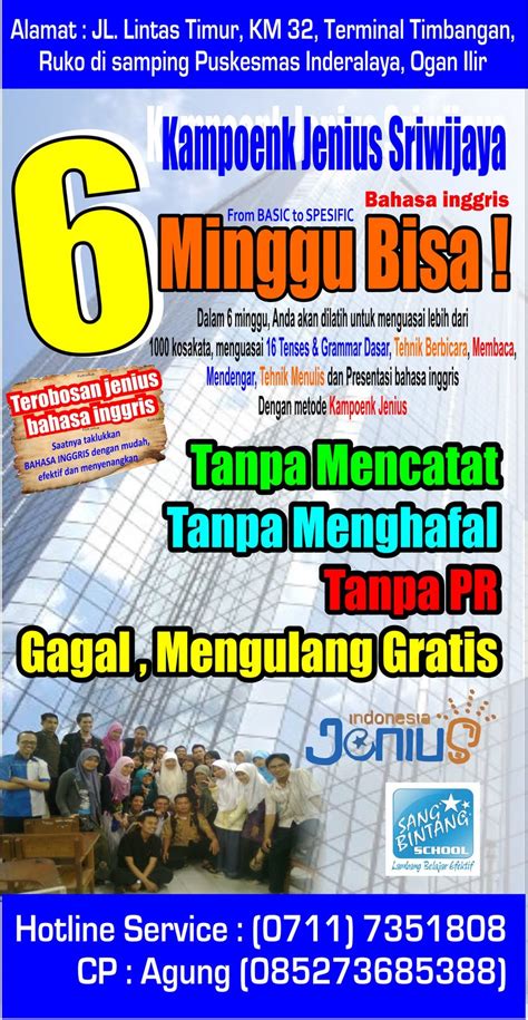 Contoh Pamphlet Bahasa Inggris Pelajaranku