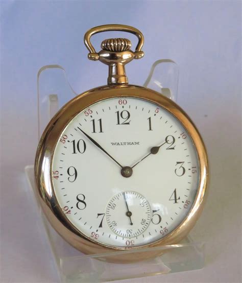 Antique 1908 Waltham Pocket Watch 603017 Uk