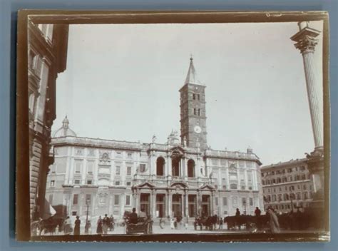 Italia Roma Basilica Di Santa Maria Maggiore Vintage Citrate Print Italy Eur 3900 Picclick Fr