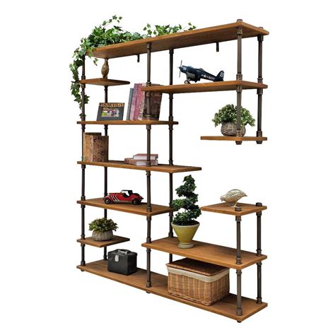 Pin on for the home. The asymmetrical etagere/bookcase design has multiple ...