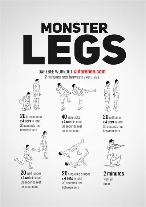 Monster Legs Workout Leg Workouts For Men Leg Workout Legs Workout