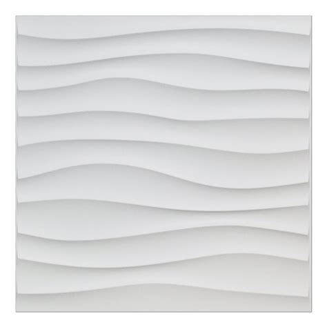 Art3d Wave Design V 197 In X 197 In Pvc 3d Wall Panel 12 Pack