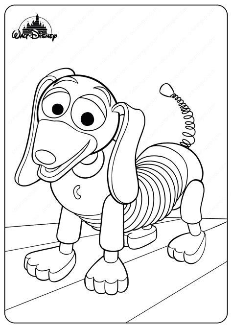 Printable Disney Toy Story Slinky Coloring Pages Toy Story Coloring Porn Sex Picture