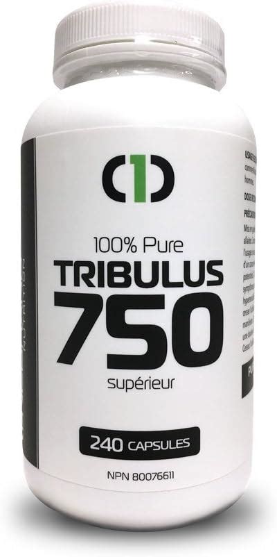 One Brand Nutrition Tribulus 750 Bonus Size Vegan 240 Caps 100 Pure Tribulus Terrestris