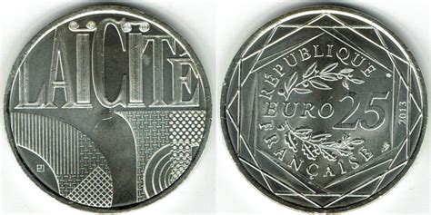Frankreich 25 Euro 2013 France Silver Commemorative Coin Laicité Unc