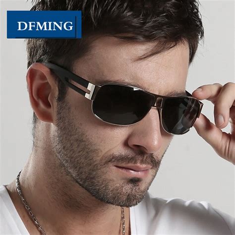 Whether you're marathon running or mountain biking, the right pair of shades should stay put no matter how much you're moving and sweating. DFMING Male brand sunglasses men Polarized sun glasses ...