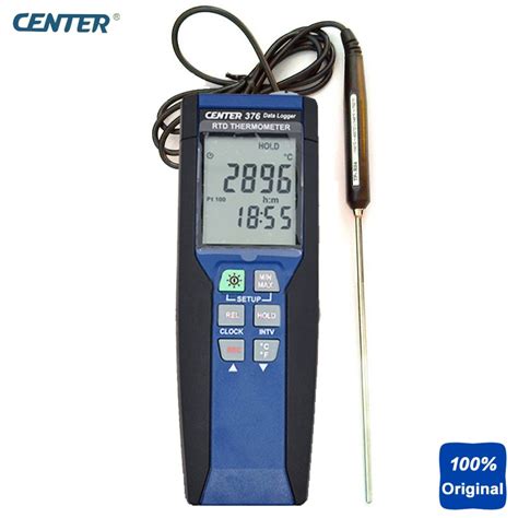 High Precision Thermometer Platinum Resistance Thermometer Center376 In