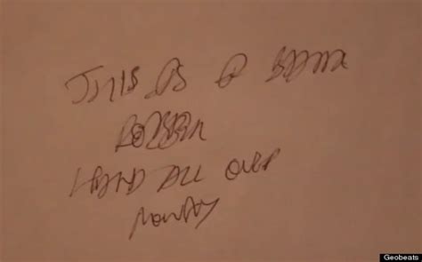 Jamal Garrett Alleged Bank Robber Foiled When Teller Cant Read Handwriting Huffpost