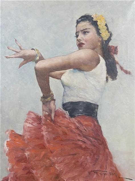 Sold Price Pal Fried Hungarian American 1893 1976 Flamenco Dancer