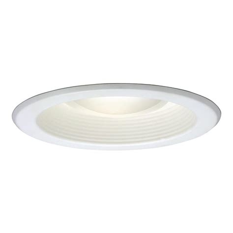 Halo 5001 Series 5 Inch White Recessed Ceiling Light With Baffle Trim