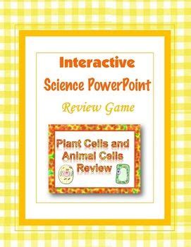 The plasma membrane of plant cells is surrounded by a rigid cell wall of cellulose. Plant Cells and Animal Cells Review PowerPoint (Multiple ...