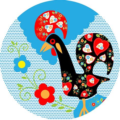 Portugal Rooster Symbol Stickers Redbubble