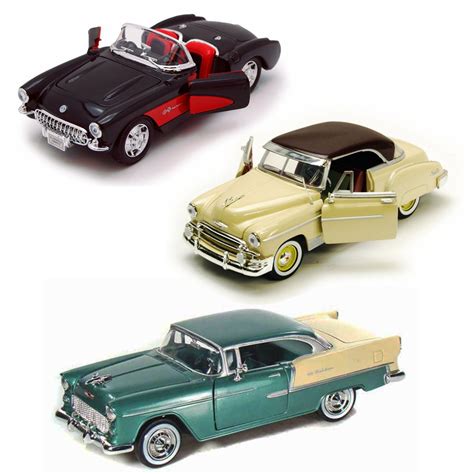 Best Of 1950s Diecast Cars Set 47 Set Of Three 124 Scale Diecast