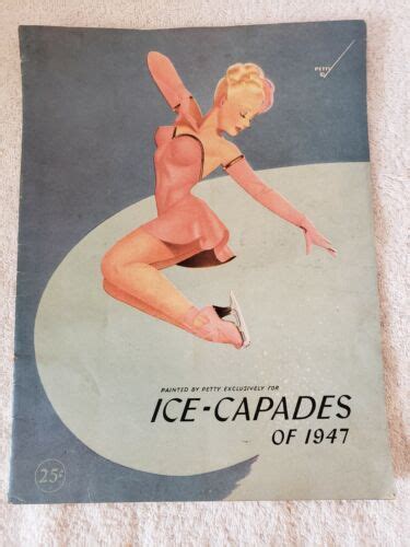 vintage original 1947 ice capades souvenir show program book ice skating ebay