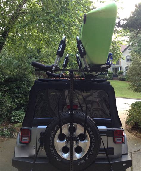 Hitchmount Rack With Thule Mounts Jeep Wrangler Lifted Jeep