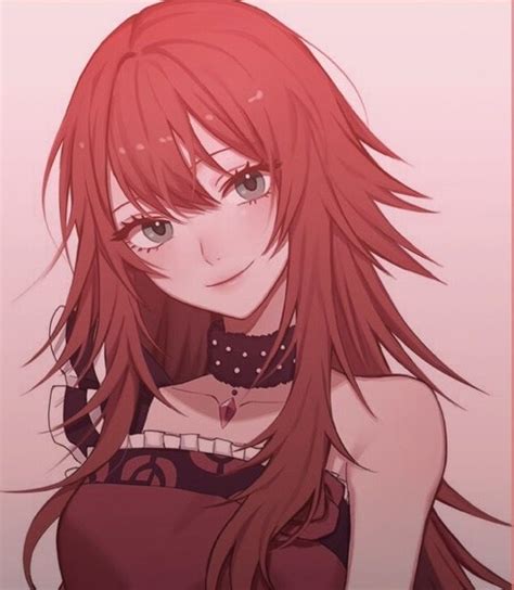 Anime Girl With Auburn Hair