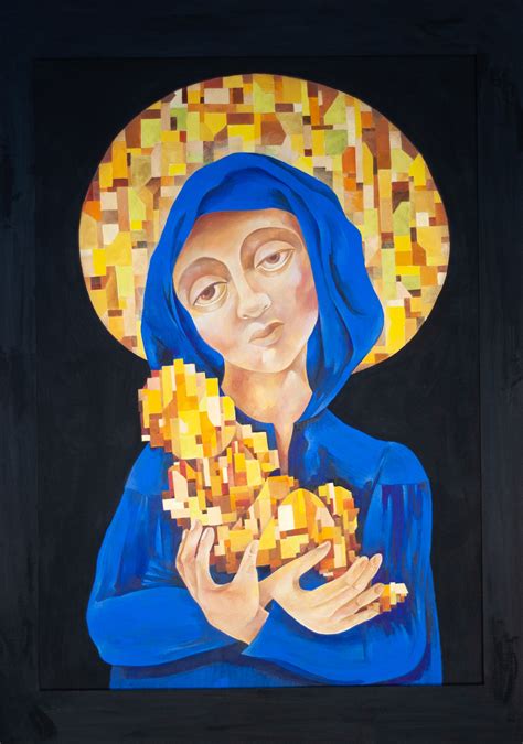 Madonna Pintura Por Eugenia Deniseva Artmajeur