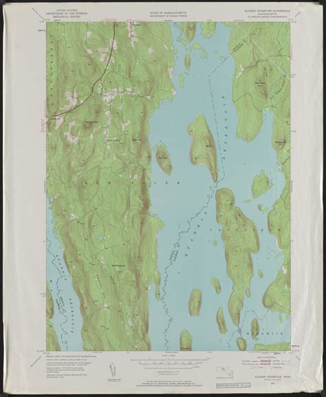 Topographic Maps Of 75 Quabbin Reservoir Digital Commonwealth