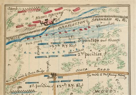 1864 Old South Carolina Map Civil War Map Produced From An Etsy Uk