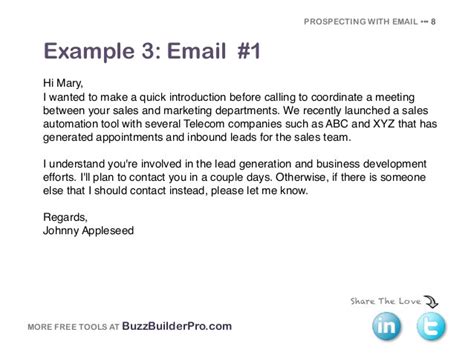 Email Templates For Business Development Williamson