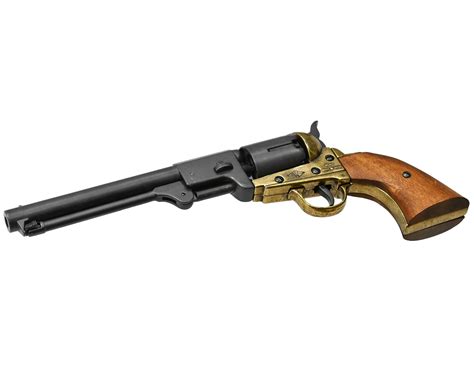 ММГ Револьвер Denix Colt Navy D71083l латунь дерево 1851 г купить