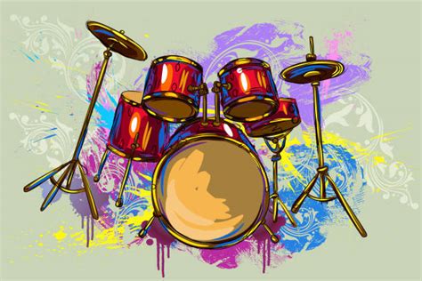 Drum Set Illustrations Royalty Free Vector Graphics And Clip Art Istock