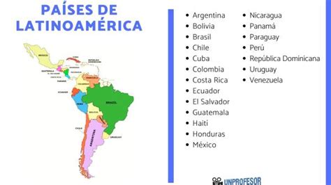 Lista De Los Pa Ses Latinoamericanos Con Mapa The Best Porn Website