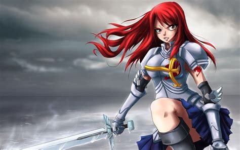 Erza Scarlet Armor Wallpapers Phone Fairy Tail Anime Fairy Tail