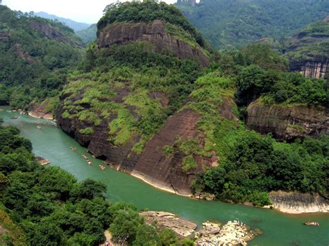 Wuyi Mountains Unesco World Heritage Site And An Area That Produces