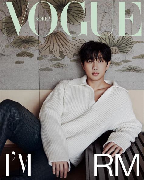 rm s handsome visuals take center stage on vogue korea cover