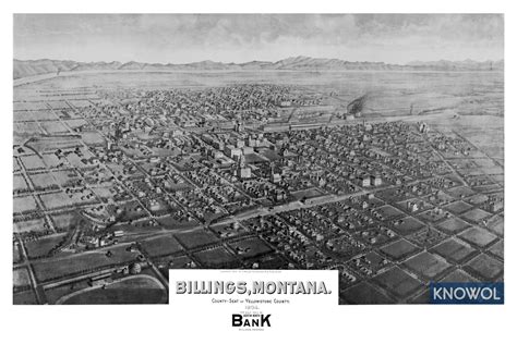 Beautifully Detailed Map Of Billings Montana From 1904 Knowol
