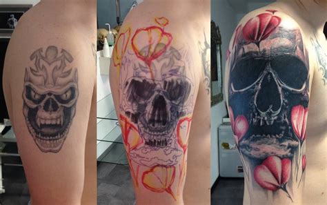 skull cover  tattoos