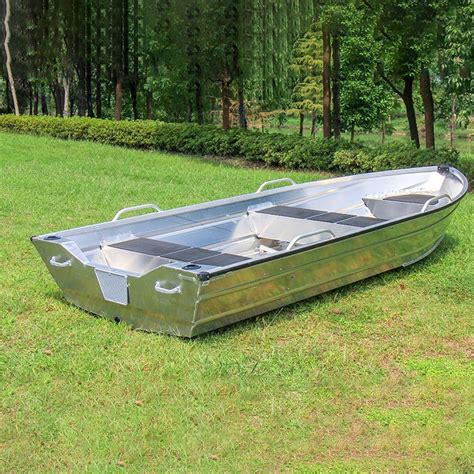 Kinocean Fully Welded 10ft Flat Bottom Small Aluminum Fishing Boat