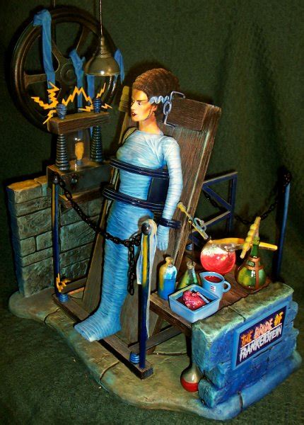 Bride Of Frankenstein Aurora Box Art Tribute Model Kit 5 Jeff Yagher