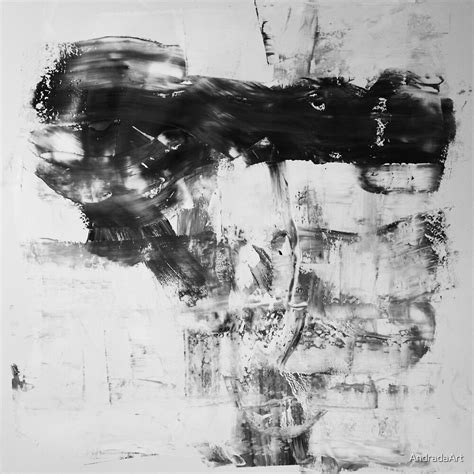 Pintura Abstracta Moderna Blanco Y Negro