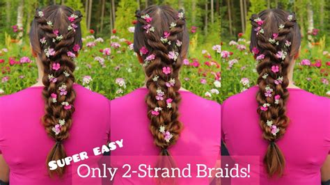 Easy Rapunzel Braid Quad Rope Braid Easy Hairstyle For Long Hair