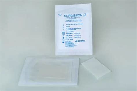 Surgispon Collagen Membrane Packaging Size 80x50x01 For To Control