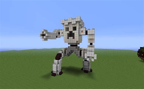 Minecraft Robot Statue