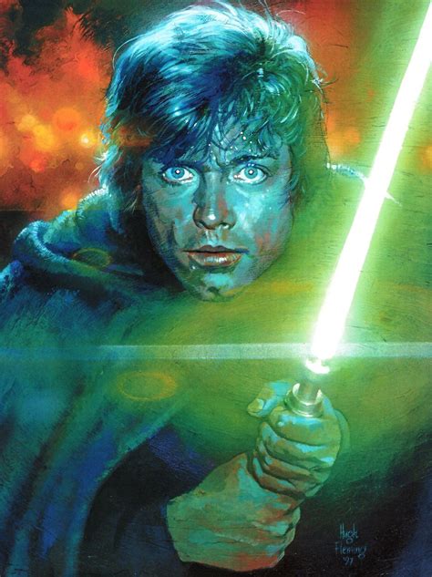 Jedi Master Luke Skywalker Star Wars Luke Star Wars Artwork Star