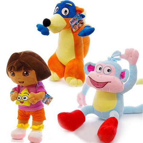 Dora The Explorer Plush Toy Swiper Fox Boots The Monkey Stuffed Doll