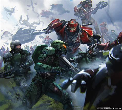 Halo Wars 2 Concept Art By Yap Kun Rong Concept Art World